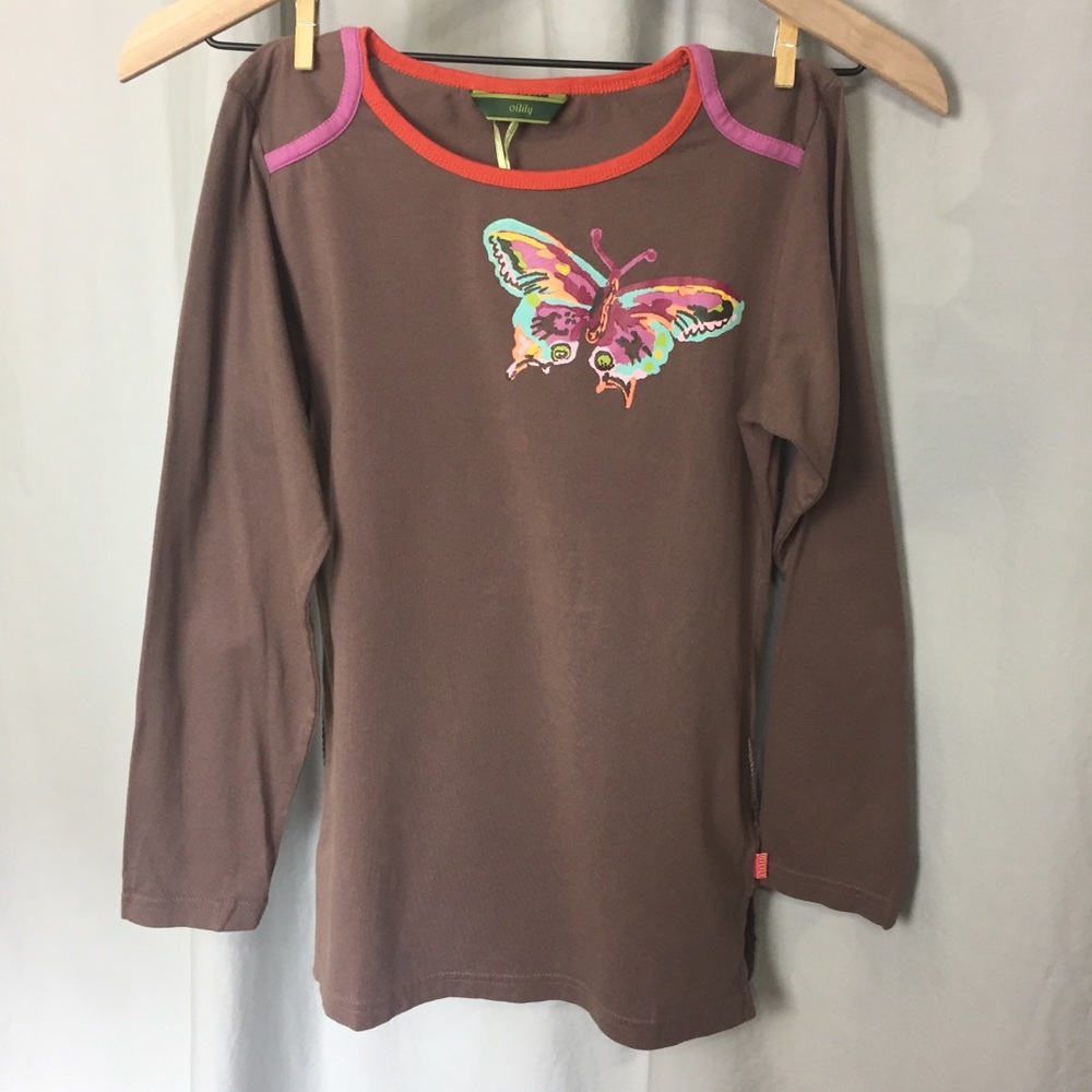 Oilily Girls Butterfly Tunic Size 140/9-10yr NWT